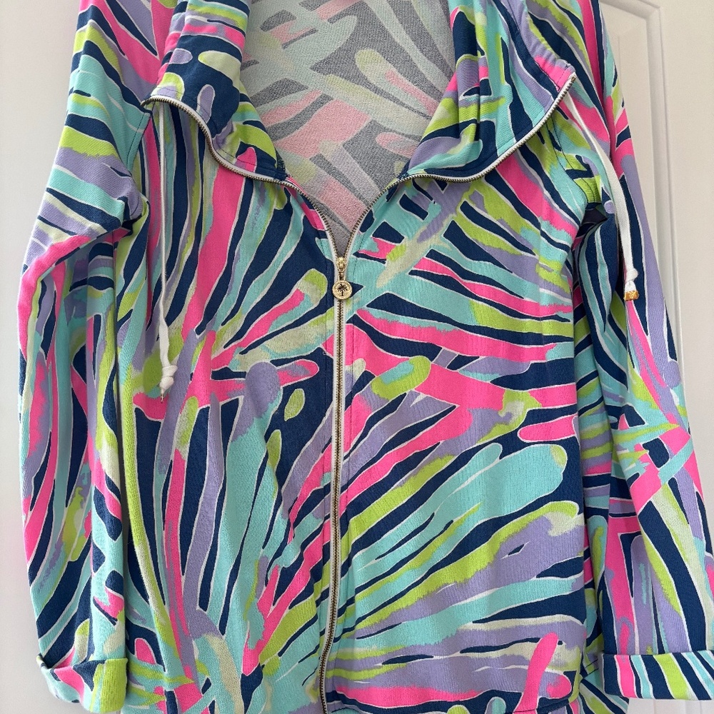 Lilly Pulitzer Zip up Hoodie in size Medium